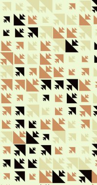 Soyut Renk Yarım Tonlama Noktaları üretken sanat arkaplanı çizimi