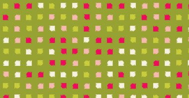 Soyut Renk Yarım Tonlama Noktaları üretken sanat arkaplanı çizimi