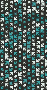 Soyut Renk Yarım Tonlama Noktaları üretken sanat arkaplanı çizimi