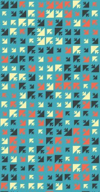 Soyut Renk Yarım Tonlama Noktaları üretken sanat arkaplanı çizimi