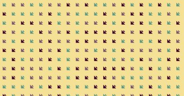 Soyut Renk Yarım Tonlama Noktaları üretken sanat arkaplanı çizimi