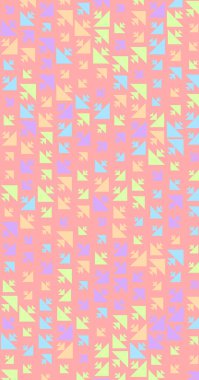 Soyut Renk Yarım Tonlama Noktaları üretken sanat arkaplanı çizimi