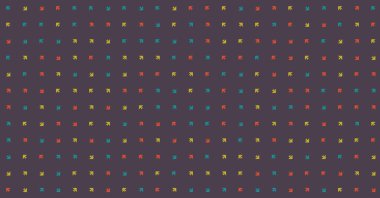 Soyut Renk Yarım Tonlama Noktaları üretken sanat arkaplanı çizimi