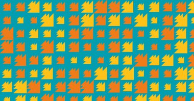 Soyut Renk Yarım Tonlama Noktaları üretken sanat arkaplanı çizimi