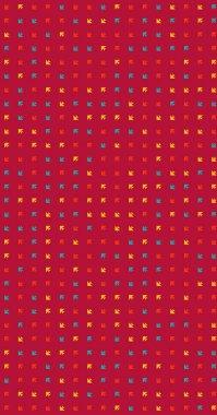 Soyut Renk Yarım Tonlama Noktaları üretken sanat arkaplanı çizimi