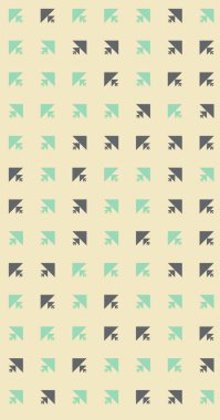 Soyut Renk Yarım Tonlama Noktaları üretken sanat arkaplanı çizimi