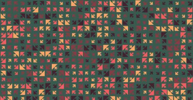 Soyut Renk Yarım Tonlama Noktaları üretken sanat arkaplanı çizimi