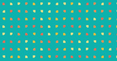 Soyut Renk Yarım Tonlama Noktaları üretken sanat arkaplanı çizimi