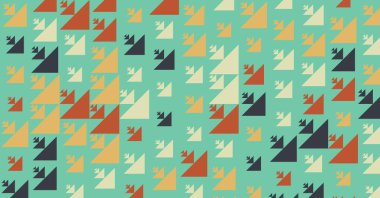 Soyut Renk Yarım Tonlama Noktaları üretken sanat arkaplanı çizimi