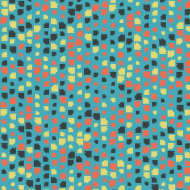 Soyut Renk Yarım Tonlama Noktaları üretken sanat arkaplanı çizimi