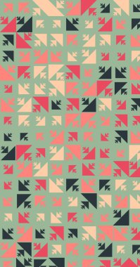 Soyut Renk Yarım Tonlama Noktaları üretken sanat arkaplanı çizimi