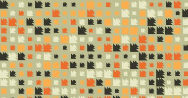 Soyut Renk Yarım Tonlama Noktaları üretken sanat arkaplanı çizimi