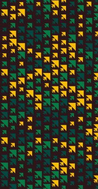 Soyut Renk Yarım Tonlama Noktaları üretken sanat arkaplanı çizimi