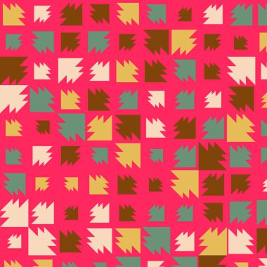 Soyut Renk Yarım Tonlama Noktaları üretken sanat arkaplanı çizimi