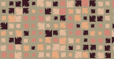 Soyut Renk Yarım Tonlama Noktaları üretken sanat arkaplanı çizimi