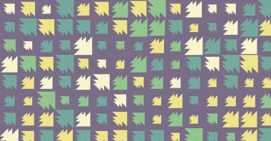 Soyut Renk Yarım Tonlama Noktaları üretken sanat arkaplanı çizimi