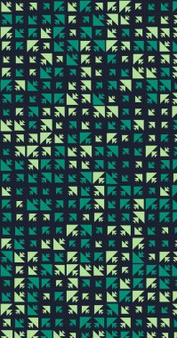 Soyut Renk Yarım Tonlama Noktaları üretken sanat arkaplanı çizimi