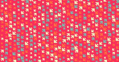 Soyut Renk Yarım Tonlama Noktaları üretken sanat arkaplanı çizimi