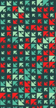 Soyut Renk Yarım Tonlama Noktaları üretken sanat arkaplanı çizimi