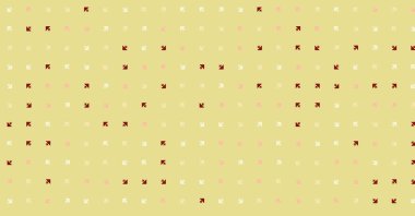 Soyut Renk Yarım Tonlama Noktaları üretken sanat arkaplanı çizimi