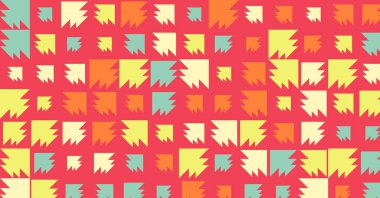 Soyut Renk Yarım Tonlama Noktaları üretken sanat arkaplanı çizimi