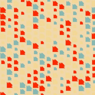 Soyut Renk Yarım Tonlama Noktaları üretken sanat arkaplanı çizimi