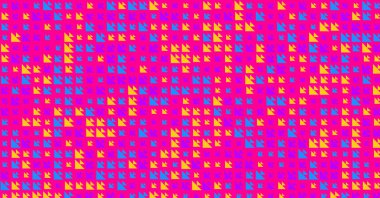 Soyut Renk Yarım Tonlama Noktaları üretken sanat arkaplanı çizimi