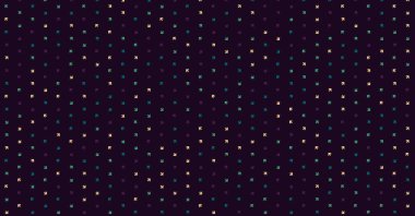 Soyut Renk Yarım Tonlama Noktaları üretken sanat arkaplanı çizimi