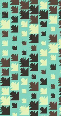 Soyut Renk Yarım Tonlama Noktaları üretken sanat arkaplanı çizimi