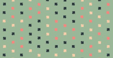 Soyut Renk Yarım Tonlama Noktaları üretken sanat arkaplanı çizimi