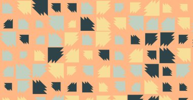 Soyut Renk Yarım Tonlama Noktaları üretken sanat arkaplanı çizimi