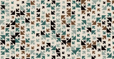 Soyut Renk Yarım Tonlama Noktaları üretken sanat arkaplanı çizimi