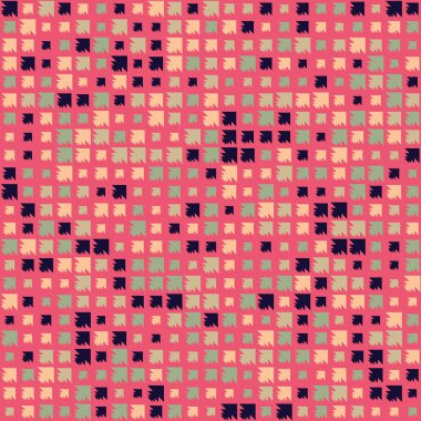 Soyut Renk Yarım Tonlama Noktaları üretken sanat arkaplanı çizimi