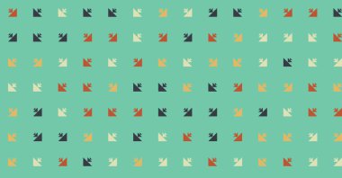 Soyut Renk Yarım Tonlama Noktaları üretken sanat arkaplanı çizimi