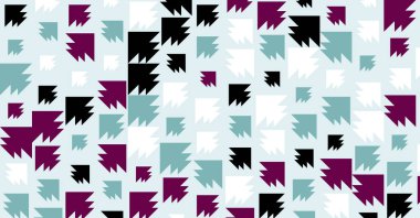 Soyut Renk Yarım Tonlama Noktaları üretken sanat arkaplanı çizimi