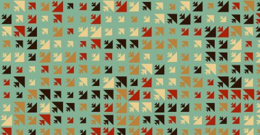 Soyut Renk Yarım Tonlama Noktaları üretken sanat arkaplanı çizimi