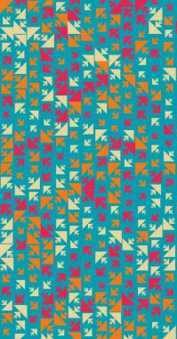 Soyut Renk Yarım Tonlama Noktaları üretken sanat arkaplanı çizimi