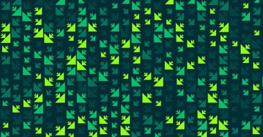 Soyut Renk Yarım Tonlama Noktaları üretken sanat arkaplanı çizimi