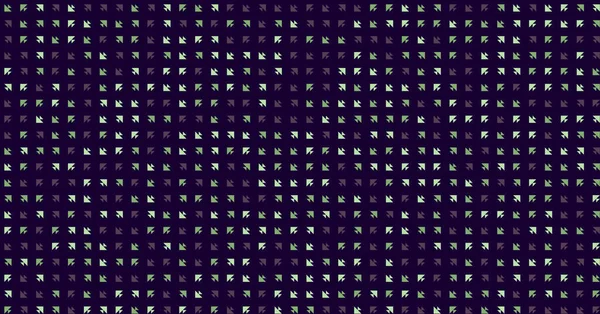 Abstrakte Farbe Halbtonpunkte Generative Kunst Hintergrund Illustration — Stockvektor