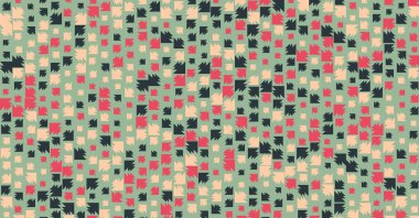 Soyut Renk Yarım Tonlama Noktaları üretken sanat arkaplanı çizimi