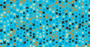 Soyut Renk Yarım Tonlama Noktaları üretken sanat arkaplanı çizimi