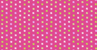 Soyut Renk Yarım Tonlama Noktaları üretken sanat arkaplanı çizimi