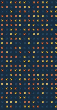 Soyut Renk Yarım Tonlama Noktaları üretken sanat arkaplanı çizimi