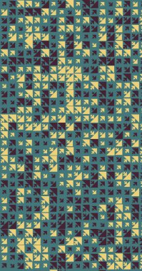 Soyut Renk Yarım Tonlama Noktaları üretken sanat arkaplanı çizimi