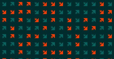 Soyut Renk Yarım Tonlama Noktaları üretken sanat arkaplanı çizimi