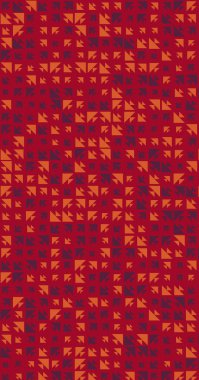 Soyut Renk Yarım Tonlama Noktaları üretken sanat arkaplanı çizimi