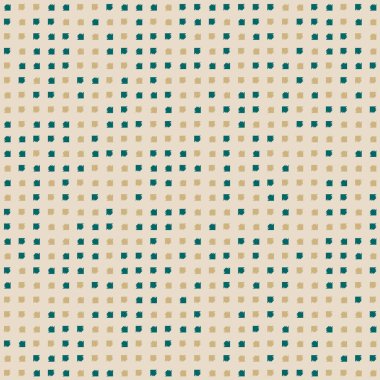 Soyut Renk Yarım Tonlama Noktaları üretken sanat arkaplanı çizimi