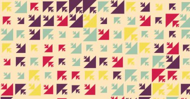 Soyut Renk Yarım Tonlama Noktaları üretken sanat arkaplanı çizimi