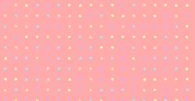 Soyut Renk Yarım Tonlama Noktaları üretken sanat arkaplanı çizimi