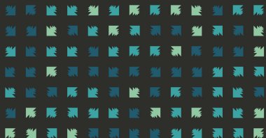 Soyut Renk Yarım Tonlama Noktaları üretken sanat arkaplanı çizimi